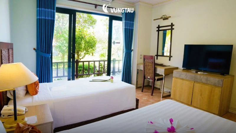 Lotus Vũng Tàu Resort, biệt thự 3 sao gần biển Thùy Vân