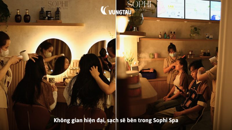 Không gian hiện đại, sạch sẽ bên trong Sophi Spa