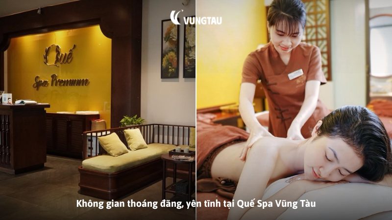 Không gian thoáng đãng, yên tĩnh tại Quế Spa Vũng Tàu