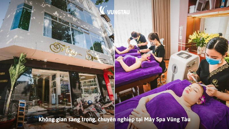 Không gian sang trọng, chuyên nghiệp tại Mây Spa Vũng Tàu